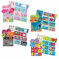 Kids Valentine's School Value Pack Cards (128 Valentine Cards Total). Perfect for School