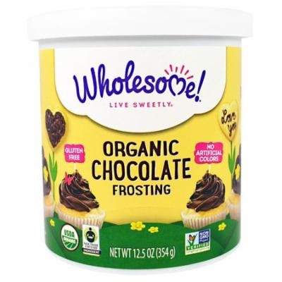 Wholesome Sweeteners, Inc., Organic Chocolate Frosting, 12.5 oz(pack of 6)