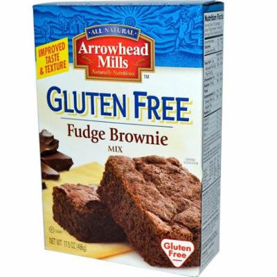 Arrowhead Mills, Gluten Free, Fudge Brownie Mix, 17.5 oz (pack of 4)