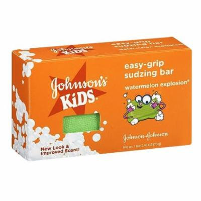 Johnsons Kids Easy-grip Sudzing Bar Watermelon Explosion, 2.46 oz, 2 Pack