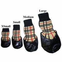 HDP Waterproof rubberized SOCKS boots Set of 4 Size:Large Color:Khaki