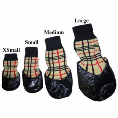 HDP Waterproof rubberized SOCKS boots Set of 4 Size:Large Color:Khaki