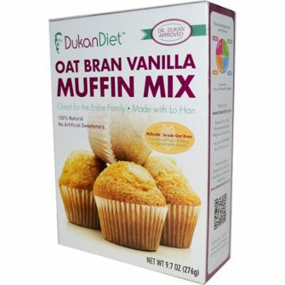 Dukan Diet, Oat Bran Vanilla Muffin Mix, 9.7 oz(pack of 6)
