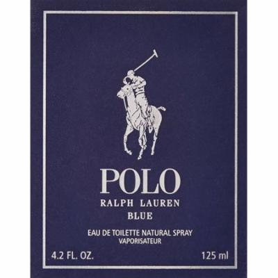 Polo Blue by Ralph Lauren for Men, Eau De Toilette Natural Spray, 4.2 Ounce
