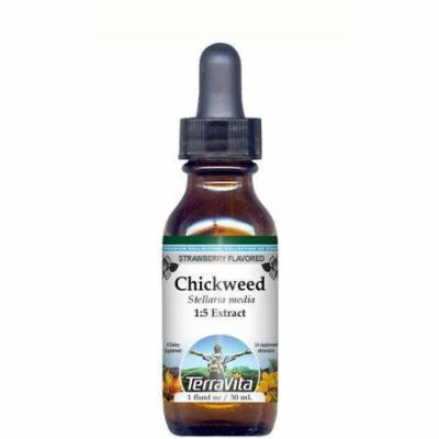 Chickweed Glycerite Liquid Extract (1:5) - Strawberry Flavored (1 oz, ZIN: 512816) - 2-Pack