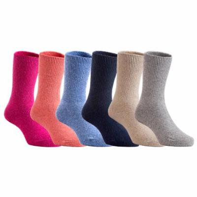 Lian Style 4 Pairs Children Wool Socks Size 3Y-6Y Boy Random Color