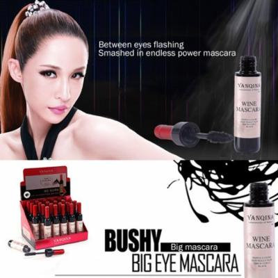 YANQINA 8820 Long-lasting Waterproof Red Wine Bottle Shape Liquid Mascara