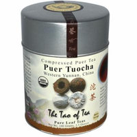 The Tao of Tea, Organic Puer Tuocha, Compressed Puer Tea, 4.0 oz (pack of 2)