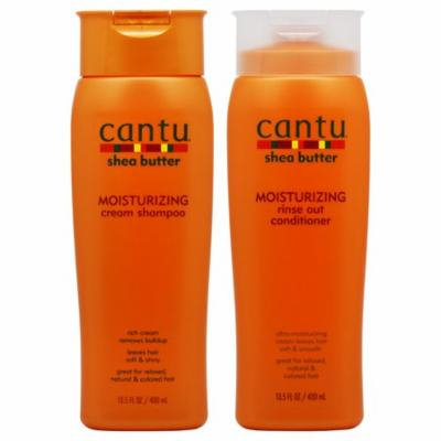 Cantu Shea Butter Moisturizing Shampoo + Conditioner 13.5oz