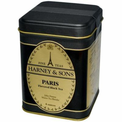 Harney & Sons, Black Tea, Paris Flavored, 4 oz(pack of 2)