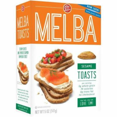 Old London Melba Toast Sesame 5 Oz (Pack of 12)