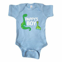 Pappys Boy Grandson Gift Infant Creeper