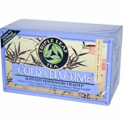 Triple Leaf Tea, Cold & Flu Time, 20 Tea Bags, 1.4 oz (pack of 1)