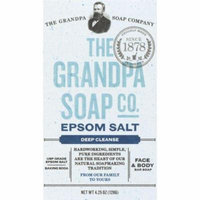 The Grandpa Soap Company Epsom Salt Face & Body Bar Soap, 4.25 Oz