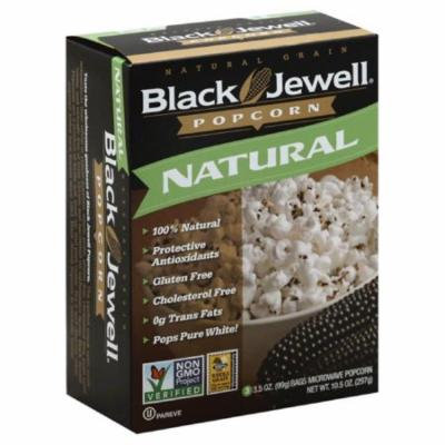 Black Jewell Natural Microwave Popcorn, 10.5 Oz (Pack of 6)