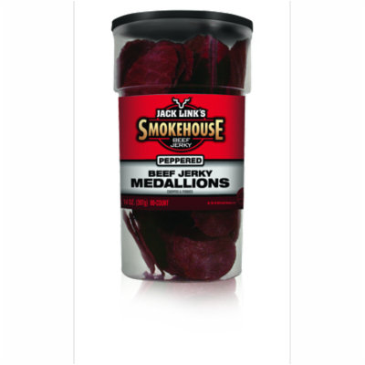 Jack Link's, Smokehouse Beef Jerky Medallions, Original, 14-Ounce