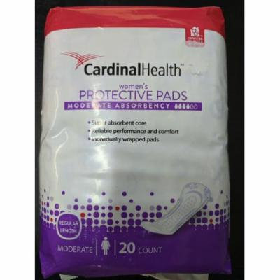 Poise Pads Reg Length Moderate Absorbency, 6 x 20ct
