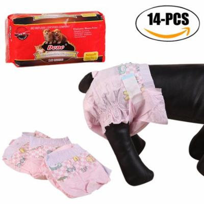 14Pcs Dog Diapers set, Legendog Disposable Super Absorbent Dog Wraps Dog Belly Bands for Dogs Puppies