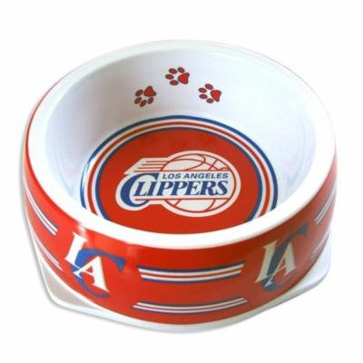 Heavy Duty Pet Bowl, Los Angeles Clippers Portable Plastic Dogs Pet Food Bowl