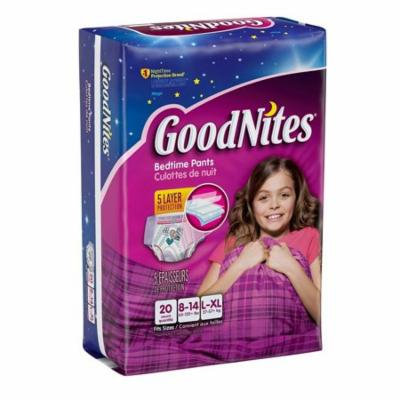 Underwear - Girl - Large/X-Large - 20 ct, Fits girls from 60 to 125 pounds (27-57 kg) By GoodNites