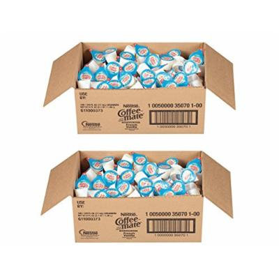 NESTLE COFFEE-MATE Coffee Creamer, French Vanilla, liquid creamer singles, Pack of 180 (2 Pack)