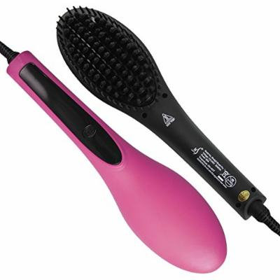 Herstyler Electric Ceramic Straight Brush, Stay In Control Without Losing Control, Hot Pink