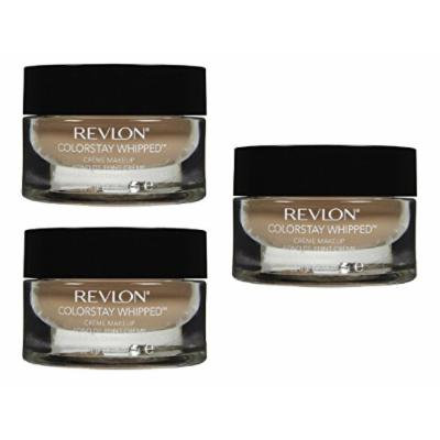 Revlon Colorstay Whipped Crème Makeup, 330 True Beige(Pack of 3) + FREE Eyebrow Razor, 3 Ct.