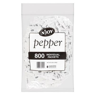 N'JOY Pepper - 800 ct./.1g packets (pack of 6)