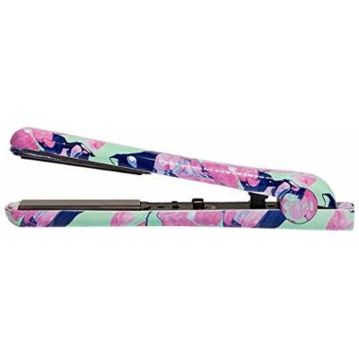Eva NYC Healthy Heat Ceramic Styling Iron, Pastel Marble, 1.25 Inch