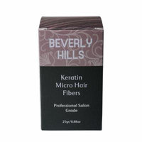 Hair Building Keratin Fibers - Conceal Hair Loss, Add Thickness and Body, and Thicken Thinning Roots - for Men and Women by Beverly Hills (Dark Brown)