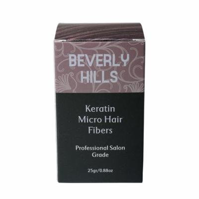 Hair Building Keratin Fibers - Conceal Hair Loss, Add Thickness and Body, and Thicken Thinning Roots - for Men and Women by Beverly Hills (Dark Brown)