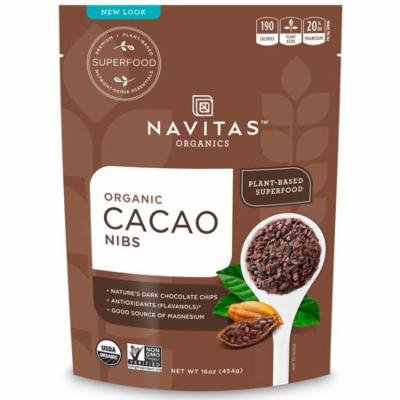 Navitas Organics, Organic, Cacao Nibs, 16 oz(pack of 4)