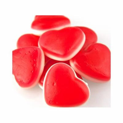 White Belly Gummi Cherry Hearts 5 pounds gummy Valentine Candy