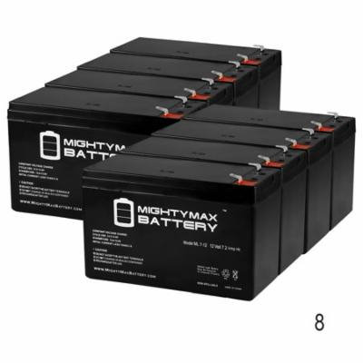 12V 7.2AH SLA Battery Replacement for Dual-Lite 12897 - 8 Pack