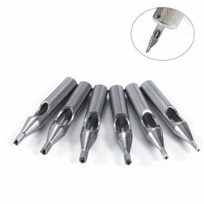 22Pcs Professional Tattoo Needles Stainless Steel Round Flat Tattoo Nozzle Tips Needle Tube Set