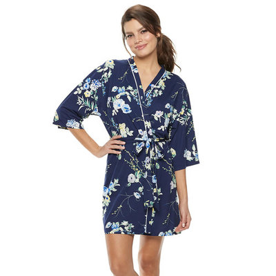 Women's Flora by Flora Nikrooz Floral Wrap Robe
