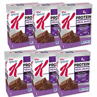Kellogg's Special K Protein Chocolatey Brownie Dessert-Inspired Meal Bar, 1.59 oz 5 ct (Chocolatey Brownie, Pack of 6)