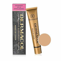 Dermacol Make-up Cover - Waterproof Hypoallergenic Foundation 30g 100% Original Guaranteed from Authorized Retailer (BUY 3 AND GET 15ml SATIN MAKEUP BASE FREE)(218)