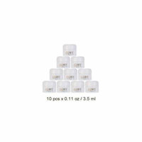 lot of 10 la mer creme de la mer moisturizing cream 0.11 oz / 3.5 ml = 1.1 oz / 35 ml (a $170 value)