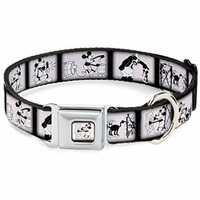 Dog Collar DYGK-Steamboat Willie Mickey Mouse Smiling Full Color White Pet Collar