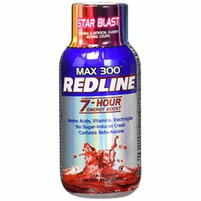 VPX Redline Power Rush 7-Hour Energy Max 300 Supplement, Star Blast, 2.5 Ounce (Pack of 12)