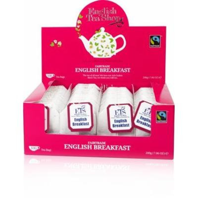 English Tea Shop - English Breakfast - 100 String and Tag Bags - 200g (Case of 6)