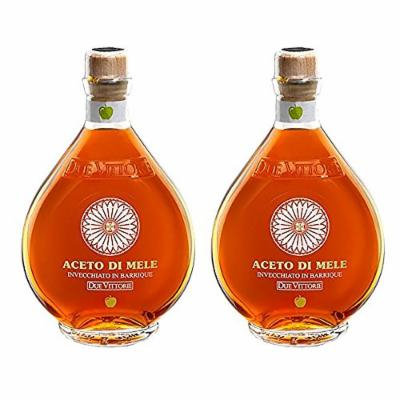 Due Vittorie Apple Vinegar Imported from Italy, 16.9fl oz / 500ml(pack of 2)