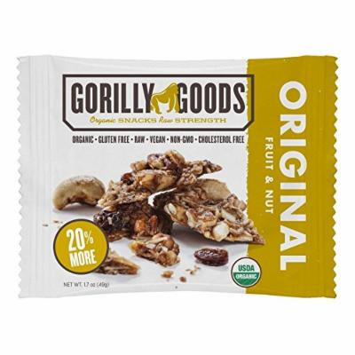GORILLY GOODS, Organic Fruit & Nuts; Original - Pack of 12