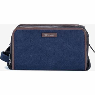 Hook & Albert Twill Toiletry Kit (Navy)