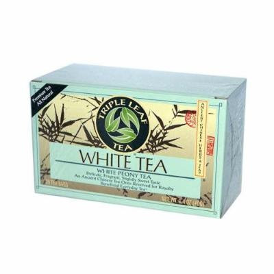 Triple Leaf Tea White Tea - 20 Tea Bags - Case Of 6