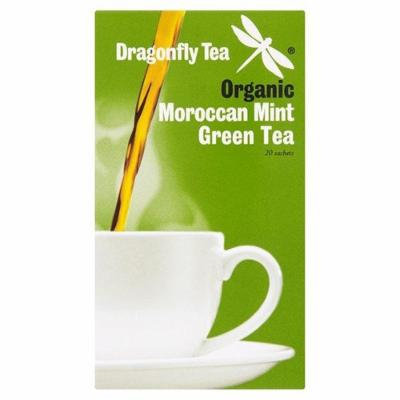 (12 PACK) - Dragonfly Tea - Org Moroccan Mint Green Tea | 20 sachet | 12 PACK BUNDLE