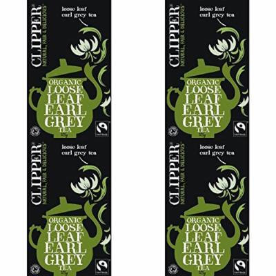 (4 PACK) - Clipper - Organic Earl Grey Tea | 125g | 4 PACK BUNDLE