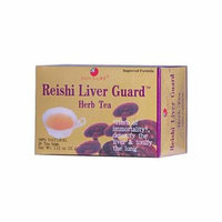 2 Packs of Health King Reishi Liver Guard Herb Tea - 20 Tea Bags