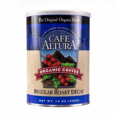 Organic Coffee, Regular Roast Decaf, 12 oz (339 g) by Cafe Altura